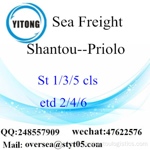 Shantou Port LCL consolidamento Priolo